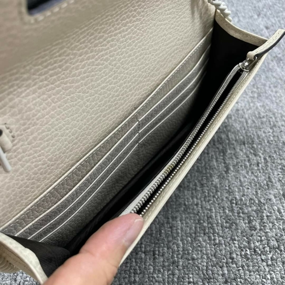 100% Authentic GUCCI Soho Wallet on Chain Leather Shoulder Bag - Picture 13 of 14